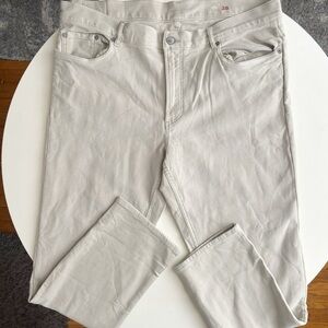 Faherty Stretch Terry 5-Pocket Pant Stone Men’s 38x30 Slim Straight NWOT